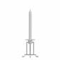 Robbe & Berking Sphinx Silver Plated Candlestick