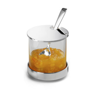 Robbe & Berking Silver Plated Jam Server with Lid Large