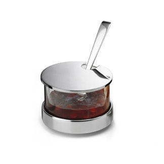 Robbe & Berking Silver Plated Jam Server with Lid Small