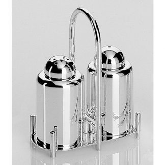 Robbe & Berking Alta Sterling Silver Salt and Pepper Set with Stand