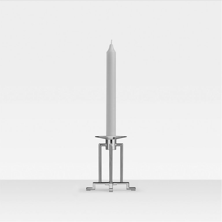 Robbe & Berking Sphinx Silver Plated Candlestick Robbe & Berking Sphinx Silver Plated Candlestick