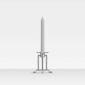 Robbe & Berking Sphinx Sterling Silver Candlestick