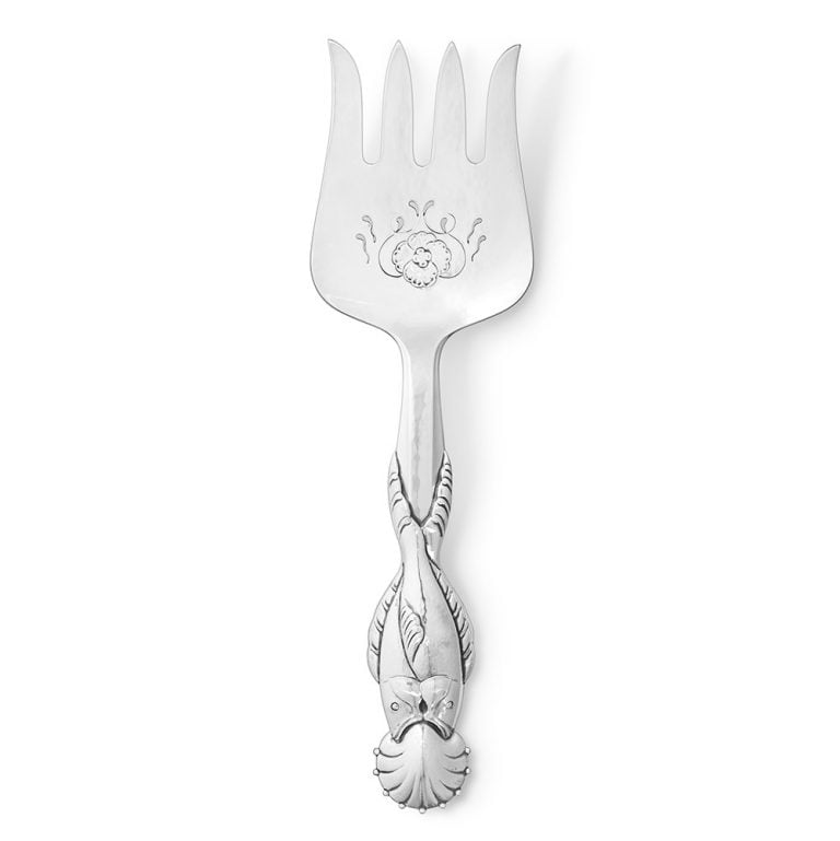 Georg Jensen Ornamental Fish Serving Fork