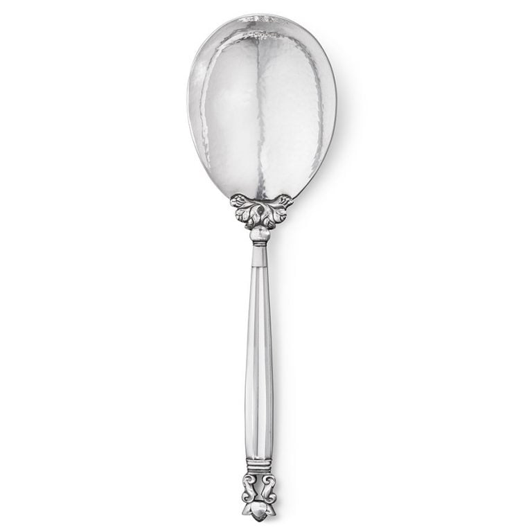 Georg Jensen Acorn Serving Spoon Large