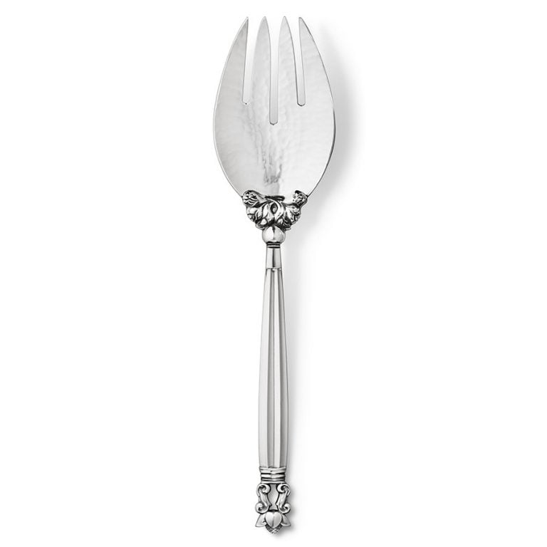 Georg Jensen Acorn Serving Fork Large