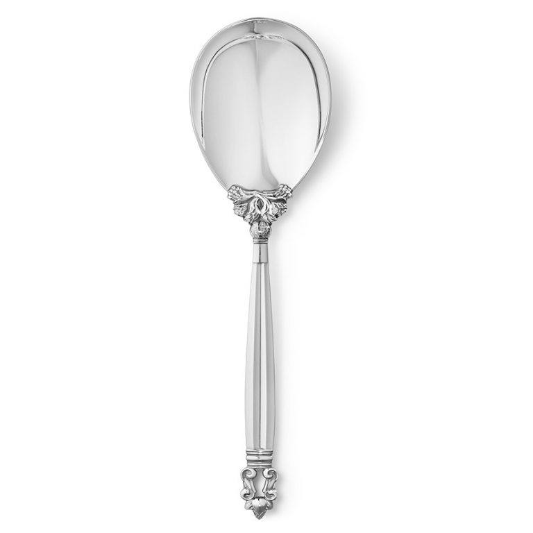Georg Jensen Acorn Serving Spoon Medium