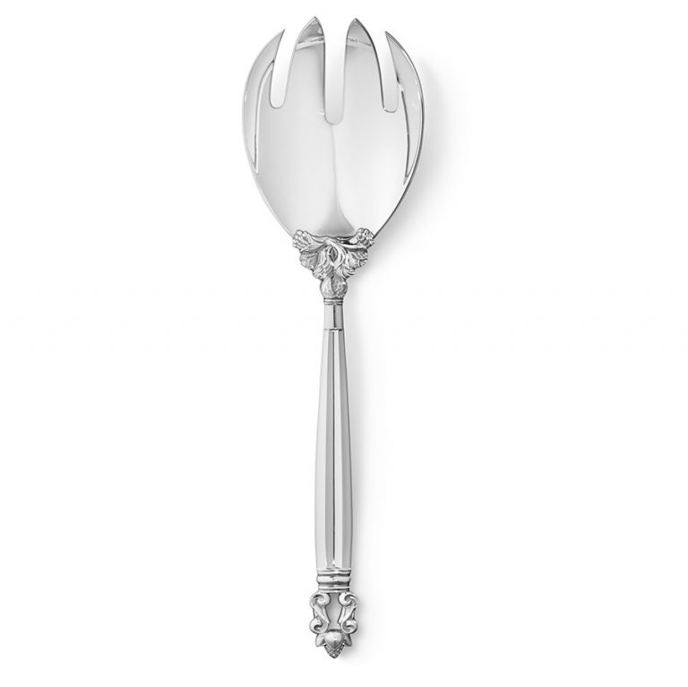 Georg Jensen Acorn Serving Fork Medium