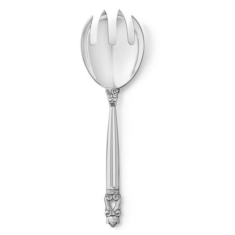 Georg Jensen Acorn Serving Fork Small