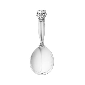 Georg Jensen Acorn Baby Spoon Curved Mood
