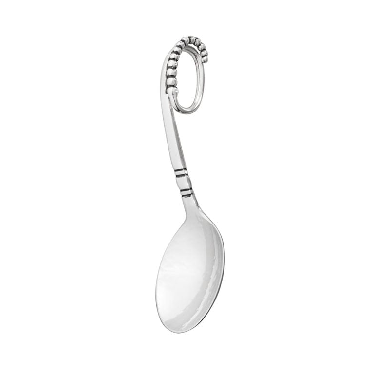 Georg Jensen Ornamental No. 41 Baby Spoon Curved