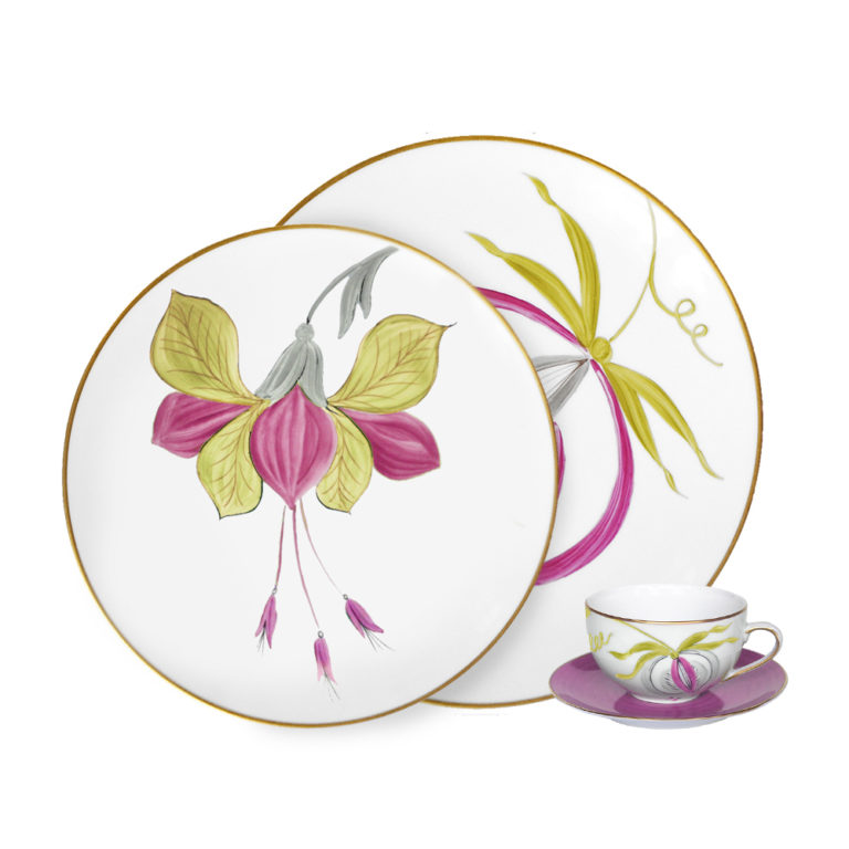 Marie Daage Jardins d’Udaïpur GF Custom Dinnerware