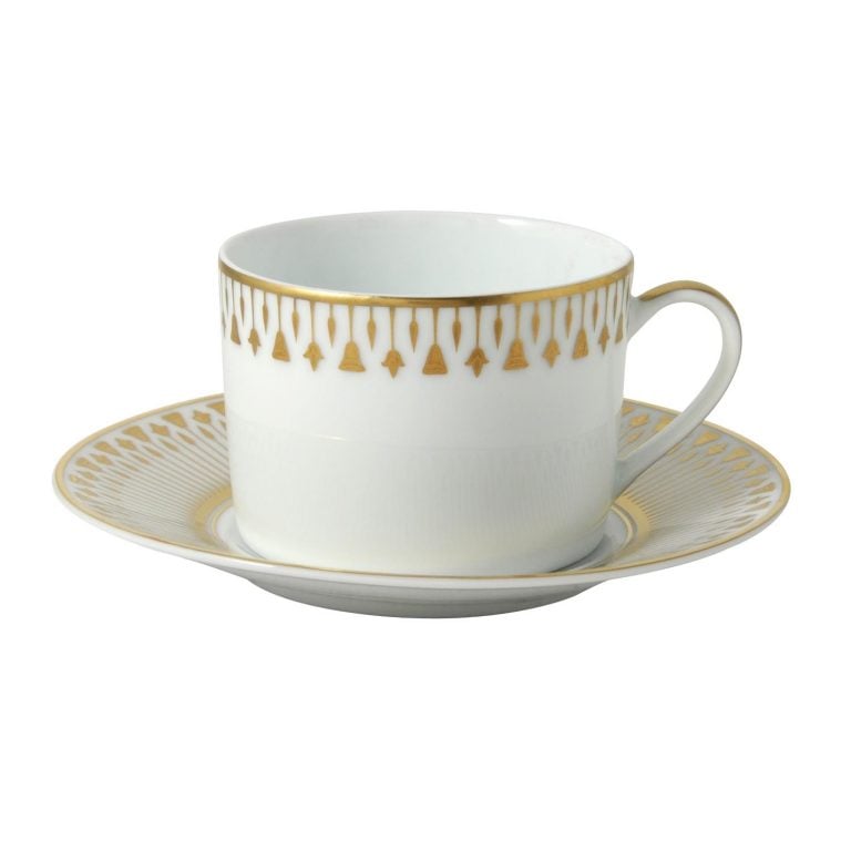 Bernardaud Soleil Levant Tea Cup and Saucer
