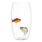 Lobmeyr Balloon Beer Tumbler with Painted Fish C