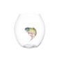 Lobmeyr Balloon Tumbler With Painted Fish B