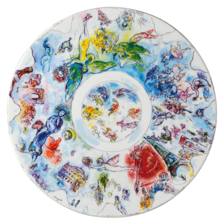 Bernardaud Marc Chagall Large Coupe Plate