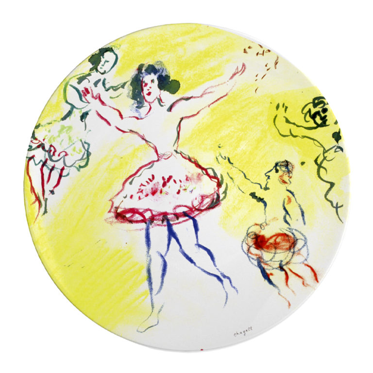 Bernardaud Marc Chagall Coupe Dinner Plates (Set of 6)