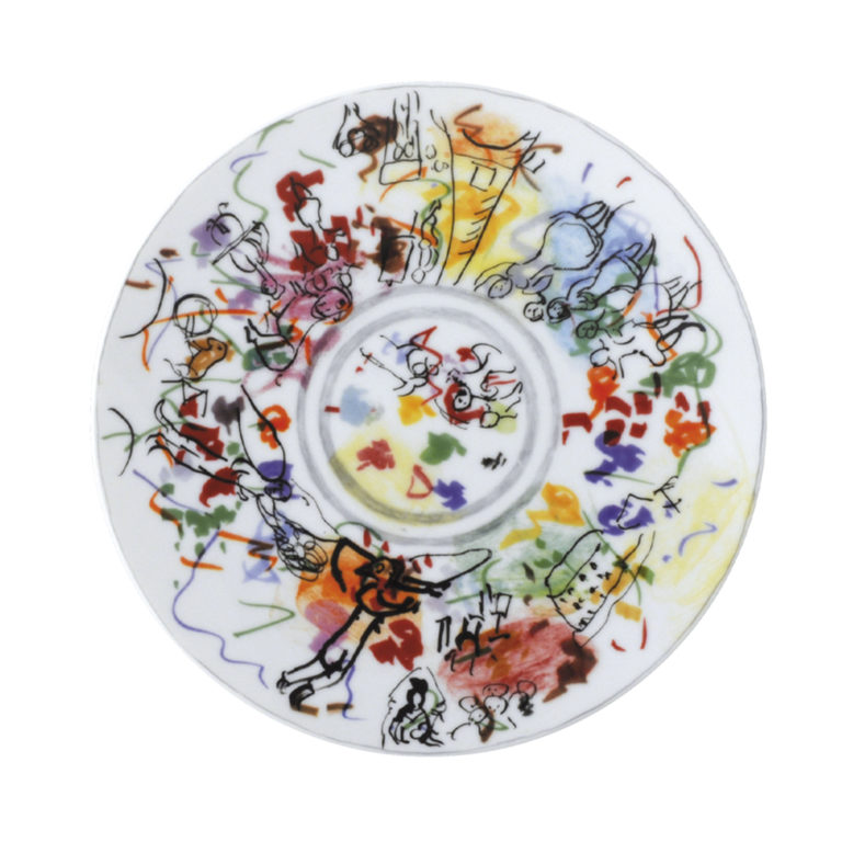 Bernardaud Marc Chagall Coupe Salad Plates (Set of 6)