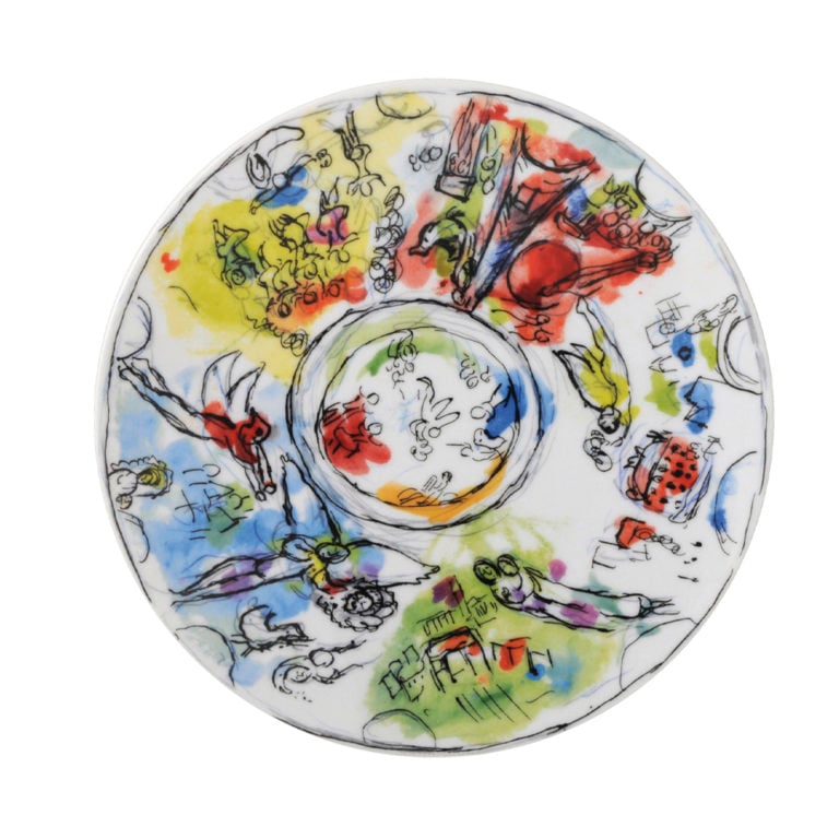 Bernardaud Marc Chagall Coupe Salad Plates (Set of 6)