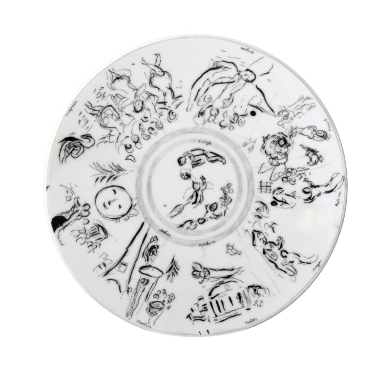 Bernardaud Marc Chagall Coupe Salad Plates (Set of 6)