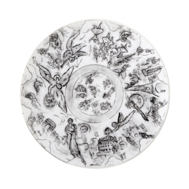 Bernardaud Marc Chagall Coupe Salad Plates (Set of 6)