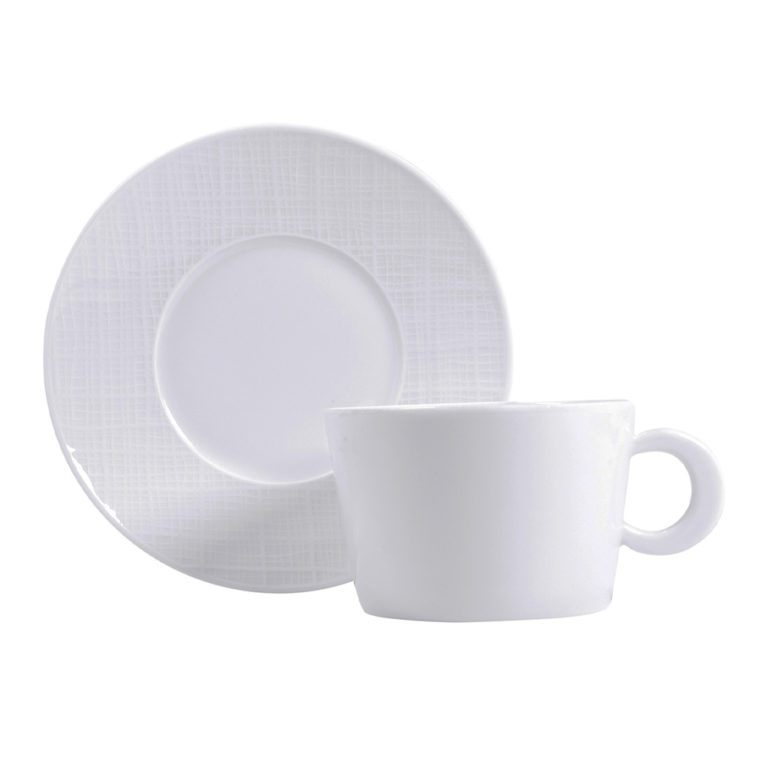 Bernardaud Organza Breakfast Cup and Saucer