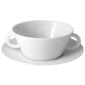Bernardaud Ecume White Cream Soup Cup