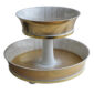 Bernardaud Sol Two-Tier Tray