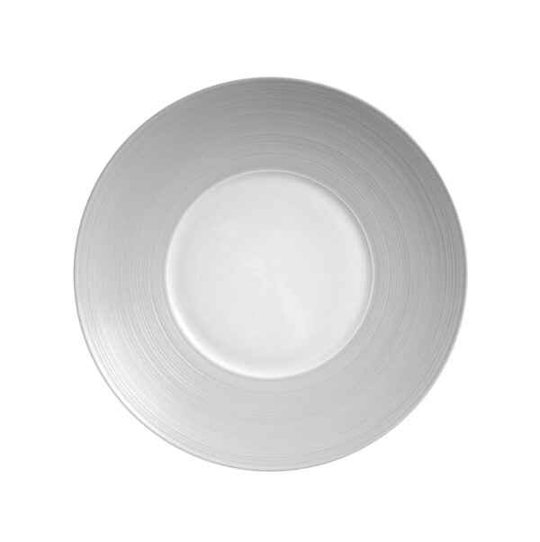 J.L Coquet Hemisphere Grey Dessert Plate J.L Coquet Hemisphere Grey Dessert Plate