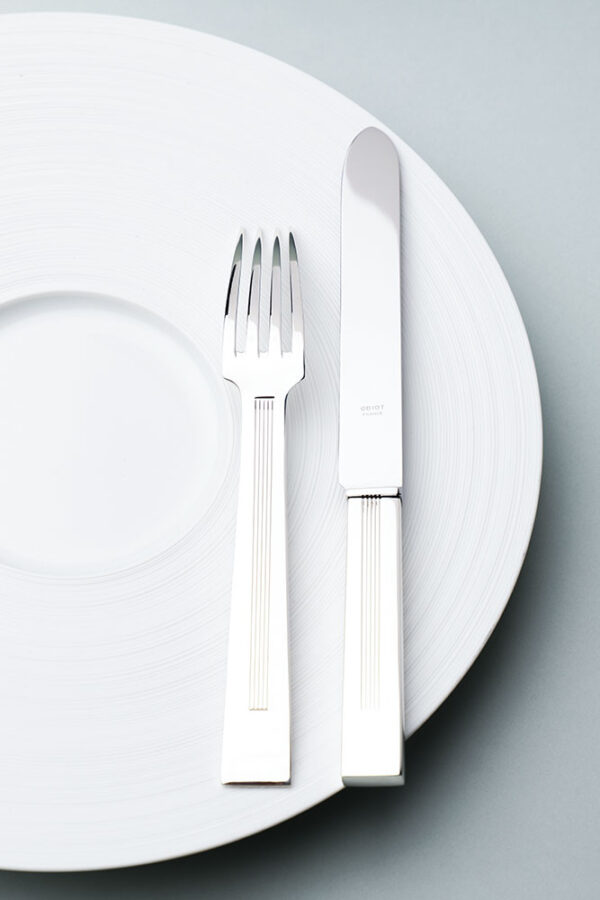 J.L Coquet Hemisphere White Dinnerware | Available at Kneen & Co