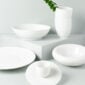 J.L Coquet Hemisphere White Dinnerware
