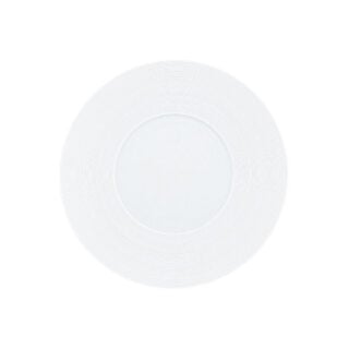 J.L Coquet Hemisphere White Dessert Plate