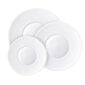 J.L Coquet Hemisphere White Dinnerware