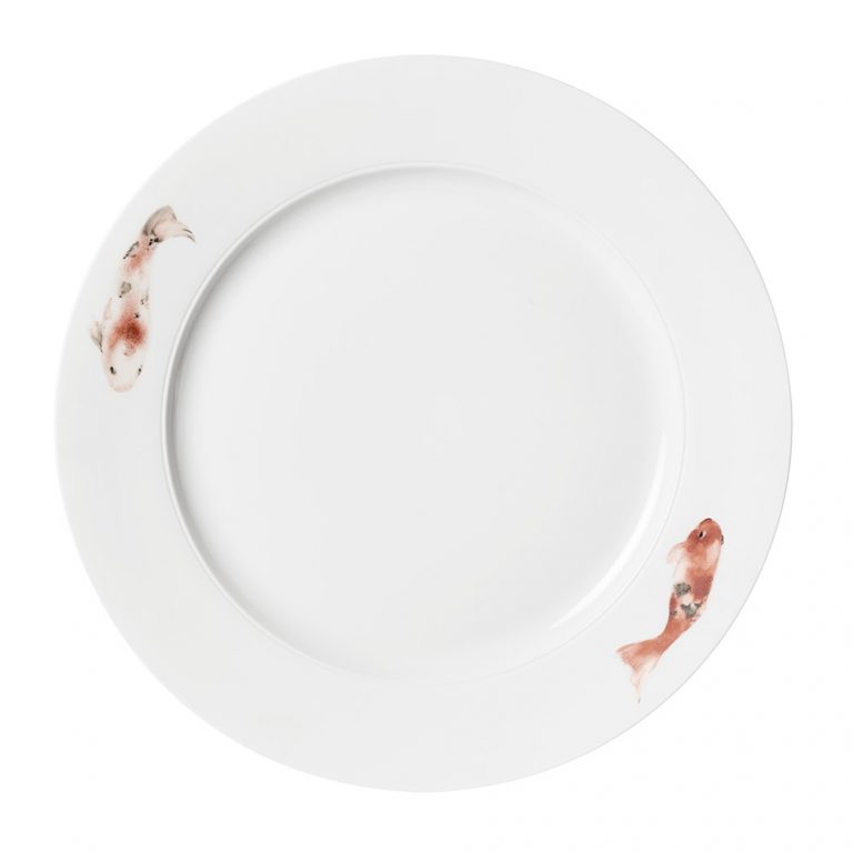 Nymphenburg Lotos Koi Presentation Plate