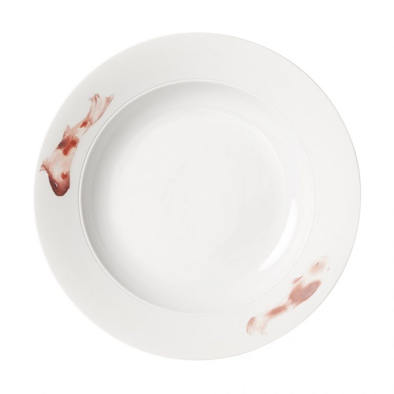 Nymphenburg Lotos Koi Dinner Plate I Nymphenburg Lotos Koi Dinner Plate I