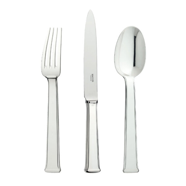 Ercuis Sequoia Five-Piece Place Setting Stainless Steel Ercuis Sequoia Five-Piece Place Setting Stainless Steel