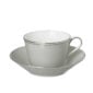 Nymphenburg Lotos Griege Tea Cup and Saucer