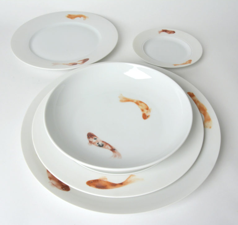 Nymphenburg Lotos Koi Dinnerware Mood