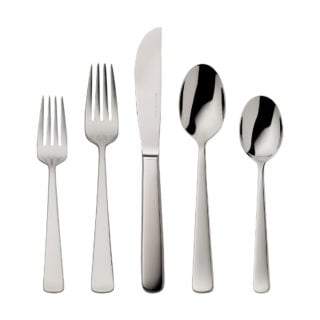 Robbe & Berking Atlantic Brilliant Five-Piece Place Setting Stainless Steel