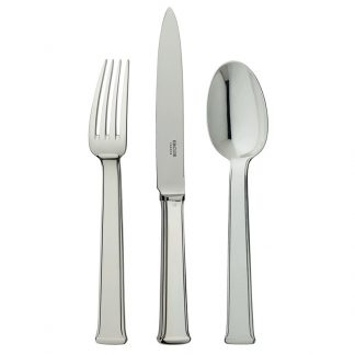 Ercuis Sequoia Five-Piece Place Setting Silver Plated