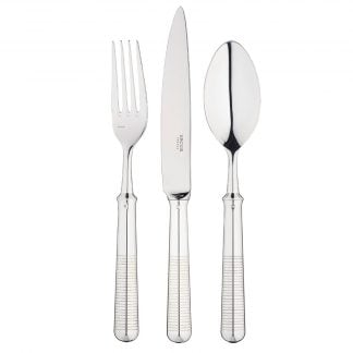 Ercuis Transat Five-Piece Place Setting Silver Plated