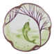 Nymphenburg Belle Epoque Coupe Plate Jumping Trout