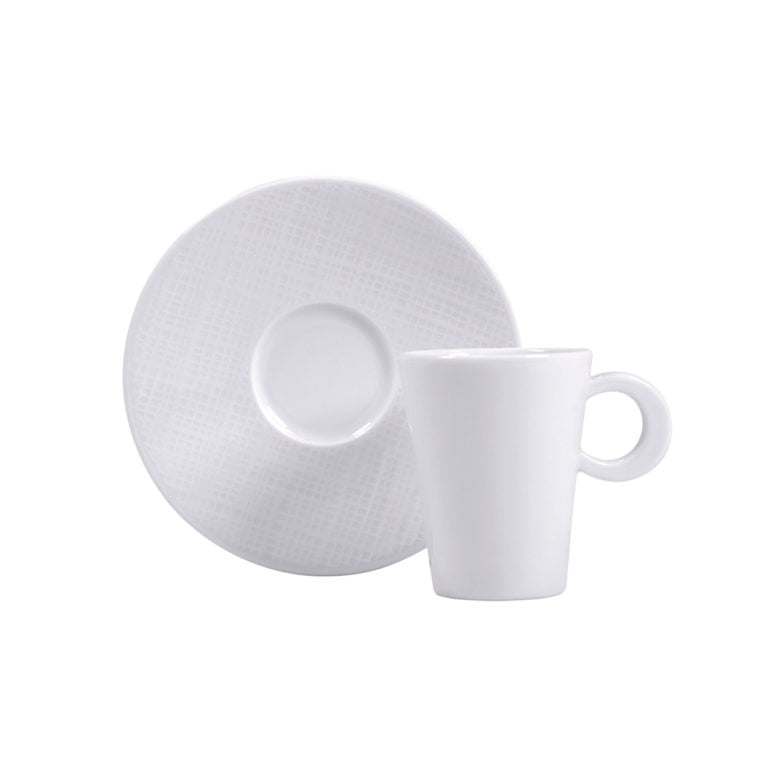 Bernardaud Organza After Dinner Coffee Cup and Saucer