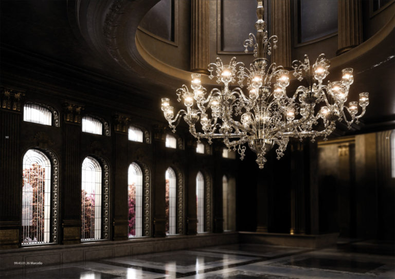 Venini Marcello Chandelier Mood 2