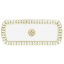 Bernardaud Constance Green Rectangular Cake Platter