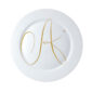 Nymphenburg Ted Muehling Custom Monogram Gold Dinner Plate