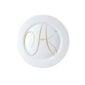Nymphenburg Ted Muehling Custom Monogram Gold Salad Plate