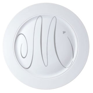 Nymphenburg Ted Muehling Custom Monogram Platinum Charger