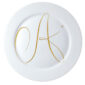 Nymphenburg Ted Muehling Custom Monogram Gold Charger