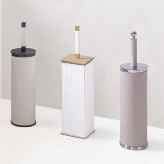 HA294 194 794_Positano Firenze Amalfi toilet brushes_LIFESTYLE01-100kb Giobagnara Leather Toilet Brush Holder