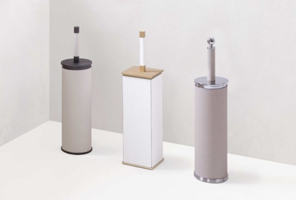 HA294 194 794_Positano Firenze Amalfi toilet brushes_LIFESTYLE01-100kb Giobagnara Leather Toilet Brush Holder